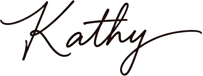 Kathy's signature